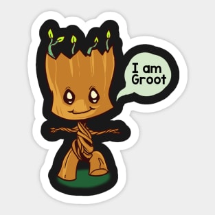 I am Groot Sticker